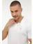 CT461 Sherman Erkek Yakali Tshirt - Beyaz 4