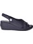 Kadın Deri Dolgu Topuk Sandalet D25YS-2510 1