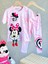 Kız Çocuk Minnie Mouse Desenli Ikili Takım – Tişört ve Tayt Seti 2-6 Yaş 2