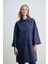 Monogram Kaftan - Lacivert 1