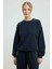 İnci Detaylı Pamuklu Sweatshirt - Lacivert 1