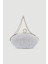 Inci Işlemeli Oval Abiye Clutch Çanta - Beyaz 1