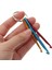 3'lü Mini Alüminyum Tığ Seti | 3'lü Tığ Anahtarlık Seti | Seyahat Tipi Mini Tığ Seti | 3-4-5 mm 2
