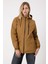 Kadın Taba Kürklü Su ve Rüzgar Geçirmez Kapüşonlu Kışlık Mont & Kaban & Parka FMM-100-K 1