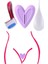 01 3 Adet Kadın Bikini Adanmış Erler Tıraş Stencil Kadın Kasık Saç Jilet (Yurt Dışından) 4