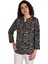 Kadın Leopar Desen Baskılı Viscon Bluz BGL-ST04281 1
