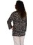 Kadın Leopar Desen Baskılı Viscon Bluz BGL-ST04281 3