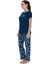 U.s Polo Assn. 20105 Kadın Kısa Kollu Bisiklet Yaka Pijama Takımı-Lacivert 2