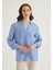 Keten Karışımlı Popover Bluz 1