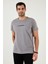 Pamuklu Slim Fit Bisiklet Yaka T Shirt Erkek T Shirt 541WIND 3