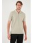 Pamuklu Regular Fit Fermuarlı Polo Yaka T Shirt Erkek Polo Yaka T Shirt 5902434 3
