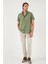 Pamuklu Slim Fit Düğmeli Yaka Kısa Kollu Gömlek Erkek Gömlek CF21S112546 3