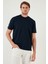 Pamuklu Bisiklet Yaka Relaxed Fit Basic T Shirt Erkek T Shirt 5902610 2