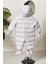 Unisex Kapüşonlu Fermuarlı Bebek Astronot Tulum 51330 2