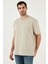 Pamuklu Bisiklet Yaka Relaxed Fit Basic T Shirt Erkek T Shirt 5902610 5
