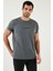 Pamuklu Slim Fit Bisiklet Yaka T Shirt Erkek T Shirt 541WIND 5