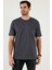 Pamuklu Relaxed Fit Sıfır Yaka T Shirt Erkek T Shirt 5905446 5