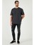 Pamuklu Bisiklet Yaka Relaxed Fit Basic T Shirt Erkek T Shirt 5902610 2