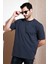 Pamuklu Bisiklet Yaka Relaxed Fit Basic T Shirt Erkek T Shirt 5902610 1