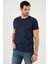 Pamuklu Slim Fit Bisiklet Yaka T Shirt Erkek T Shirt 541FOLLOW 5