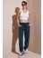 Regular Fit Yüksek Bel Lastikli Paça Jogger Spor Pantolon Bayan Pantolon 668YP5039 1