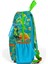 Minik Yuva Sırt Çantası Mavi Yeşil Dinozor Desenli Iki Bölmeli 23570 2