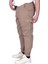 Mode Xl Büyük Beden Erkek Pantolon Keten Kargo Jogger 21911 Cappucino 4
