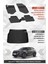 Peugeot 2008 2019+ Uyumlu 4.5d Premium Havuzlu Paspas ve Liner Marka 3D Üst Bagaj Havuzu 1