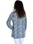 Kadın V Desen Baskılı Viscon Bluz BGL-ST04285 5