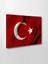 Kanvas Tablo Türk Bayrağı (Ay Yıldız) LED Işıklı 1