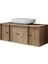 Gusto Ayaksız Oval Lavabolu Mdf 120 cm Çekmeceli Banyo Dolabı 5