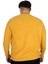 Büyük Beden Erkek Sweatshirt Hardal Renk Oversize Kesim Kanguru Cep 2023 Sonbahar-Kış 5