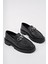Daily Kalın Taban Tokalı Günlük Casual Makosen Kadın Loafer Ayakkabı 3