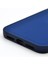 iPhone 13 Uyumlu Deri Görünümlü Sert Kapak Kılıf Lacivert 5
