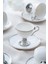 HXF-06551 Thelma Silver Beyaz 6'lı Kahve Fincan Takımı 2