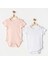 Bebek Body 2 Parça Short Sleeve Body Jacquard Basic AC25554 1