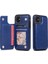 Kart Tutucu Çift ile IPhone 11 Pu Deri Kickstand Için Cüzdan Kılıf (Yurt Dışından) 1