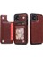 Kart Tutucu Çift ile IPhone 11 Pu Deri Kickstand Için Cüzdan Kılıf (Yurt Dışından) 2