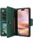 IPhone 16 Için Kılıf Artı El Kayışı ile Fermuar Cüzdan Kapak Manyetik Kart (Yurt Dışından) 5
