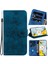 Samsung Galaxy M35 Kickstand Manyetik Kabartmalı Zambak Cüzdan Için Flip Case (Yurt Dışından) 1
