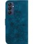 Samsung Galaxy M35 Kickstand Manyetik Kabartmalı Zambak Cüzdan Için Flip Case (Yurt Dışından) 5