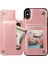 Kart Tutucu Kickstand Çift Manyetik ile IPhone Xs Max Için Cüzdan Kılıf (Yurt Dışından) 5