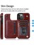 Kart Tutucu ile IPhone 14 Pro Max Pu Deri Kickstand Için Cüzdan Kılıf (Yurt Dışından) 2