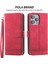 IPhone 14 Için Flip Case Pro Max Manyetik Kapatma Kart Yuvaları Bileklik (Yurt Dışından) 4