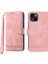IPhone 14 Için Flip Case Manyetik Kapatma Premium Kart Yuvaları Bileklik (Yurt Dışından) 1