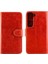 Samsung Galaxy S22 5g Kickstand Manyetik Kapatma Kartı Pu Için Flip Case (Yurt Dışından) 5