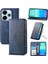Xiaomi Redmi Için Flip Case 13 4g Cüzdan El Kayışı Günlük Kullanım Eşkenar Dörtgen Şekli (Yurt Dışından) 1