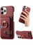 IPhone 11 Için Kılıf Pro Premium Dokulu Deri Kart Yuvaları Halka Standı (Yurt Dışından) 4
