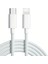 Type-C To iPhone Uyumlu Hızlı Şarj ve Data Kablosu Örgülü Kablo iPhone 14 13 12 11 x 7 8 Serileriyle Uyumlu Beyaz 1