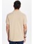 Erkek Slim Fit Dar Kesim Pamuk Bej Polo Yaka Tişört 5